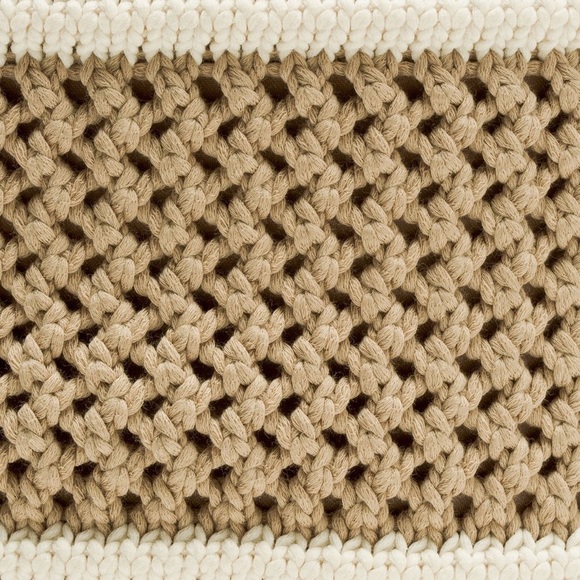 Lululemon Cotton Crochet Shoulder Bag Nutmeg/Light Ivory SOLD OUT COLOR 7L - Picture 6 of 13